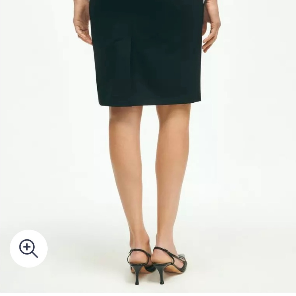 NWOT Brooks Brothers Stretch Wool Pencil Skirt - Picture 6 of 6